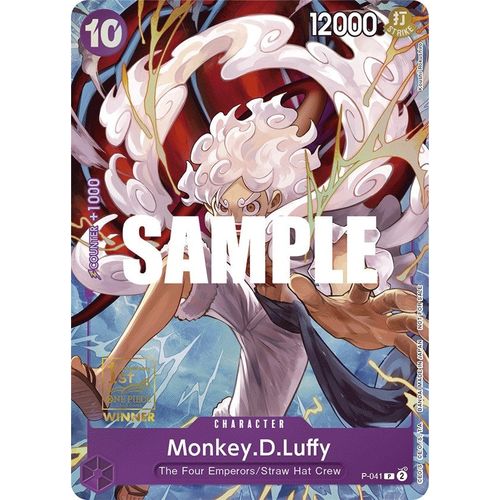 Monkey.D.Luffy (041) (1st Anniversary Tournament) (P - 041) [One Piece Promotion Cards] - PokéBox Australia