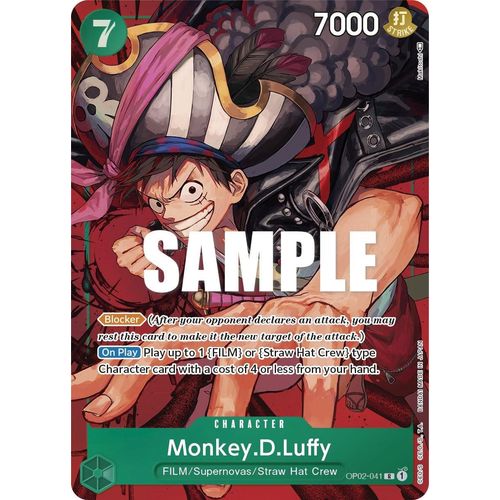 Monkey.D.Luffy (041) (Alternate Art) (OP02 - 041) [Paramount War] - PokéBox Australia