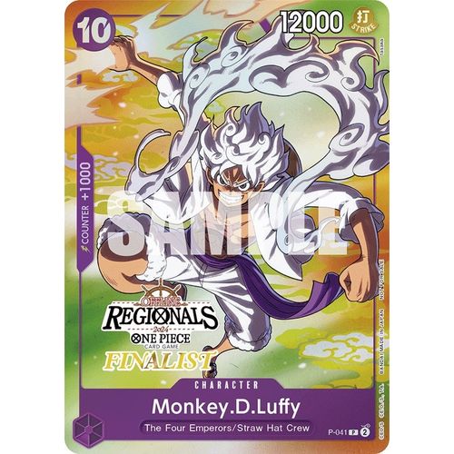 Monkey.D.Luffy (041) (Online Regional 2024 Vol. 2) [Finalist] (P - 041) [One Piece Promotion Cards] - PokéBox Australia