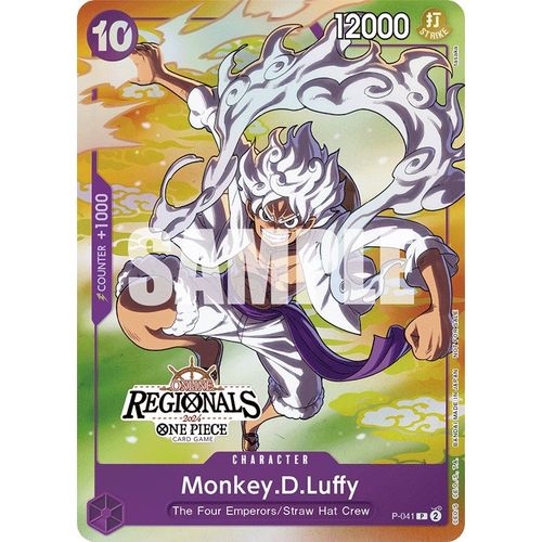 Monkey.D.Luffy (041) (Online Regional 2024 Vol. 2) [Participant] (P - 041) [One Piece Promotion Cards] - PokéBox Australia