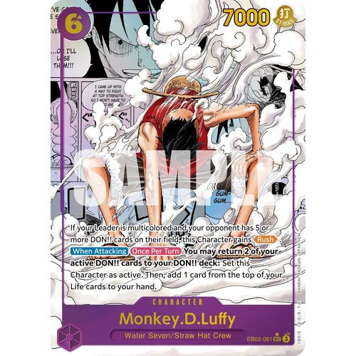 Monkey.D.Luffy (061) (Manga) (EB02 - 061) (Extra Booster: Anime 25th Collection) - PokéBox Australia
