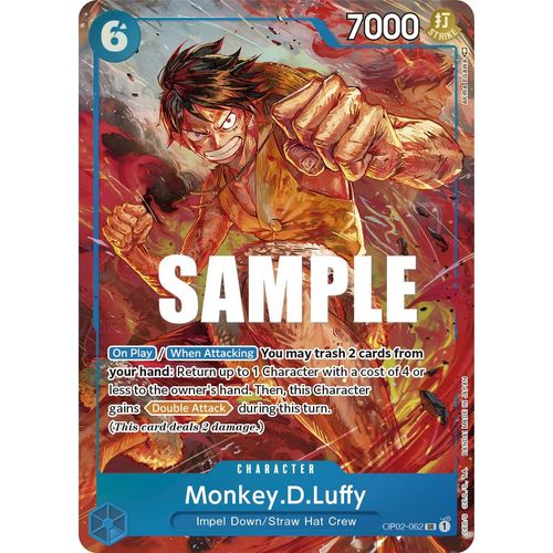 Monkey.D.Luffy (062) (Alternate Art) (OP02 - 062) [Paramount War] - PokéBox Australia