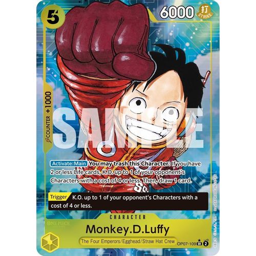 Monkey.D.Luffy (109) (Parallel) (OP07 - 109) [500 Years in the Future] - PokéBox Australia