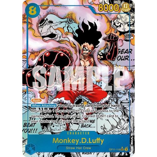 Monkey.D.Luffy (118) (Manga) (OP11 - 118) [A Fist of Divine Speed] - PokéBox Australia
