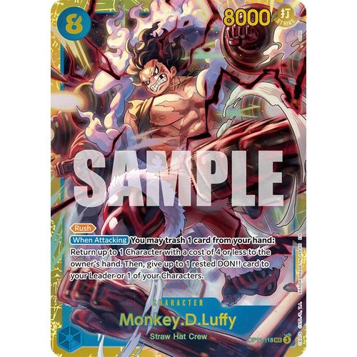 Monkey.D.Luffy (118) (OP11 - 118) [A Fist of Divine Speed] - PokéBox Australia