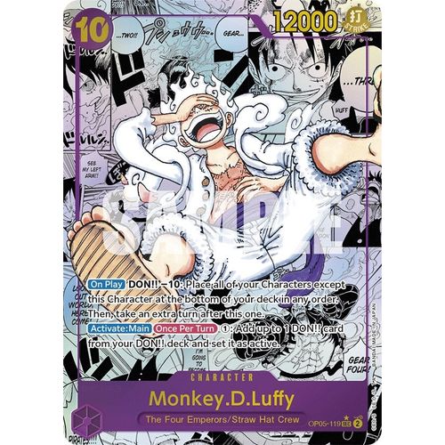 Monkey.D.Luffy (119) (Alternate Art) (Manga) (OP05 - 119) [Awakening of the New Era] - PokéBox Australia