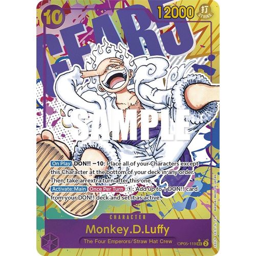 Monkey.D.Luffy (119) (Alternate Art) (OP05 - 119) [Awakening of the New Era] - PokéBox Australia