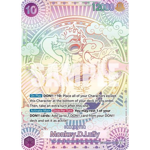 Monkey.D.Luffy (119) (SP) (OP05 - 119) [A Fist of Divine Speed] - PokéBox Australia