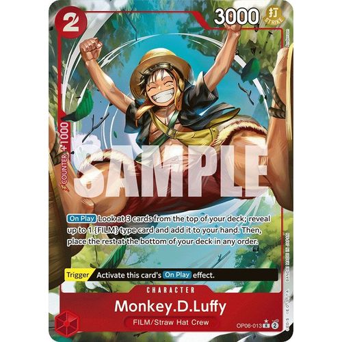 Monkey.D.Luffy (Alternate Art) (OP06 - 013) [Wings of the Captain] - PokéBox Australia