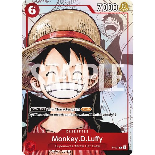 Monkey.D.Luffy (Alternate Art) (P - 001) [One Piece Promotion Cards] - PokéBox Australia