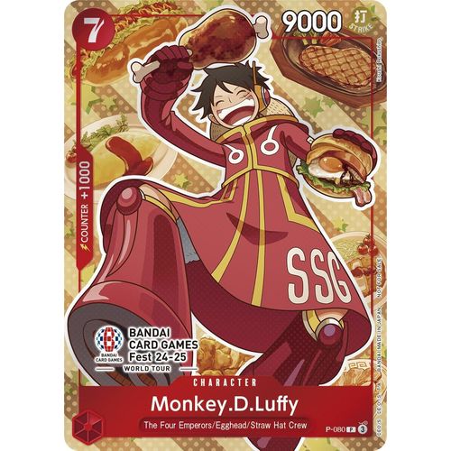Monkey.D.Luffy (Bandai Card Games Fest 24 - 25) (P - 080) [One Piece Promotion Cards] - PokéBox Australia