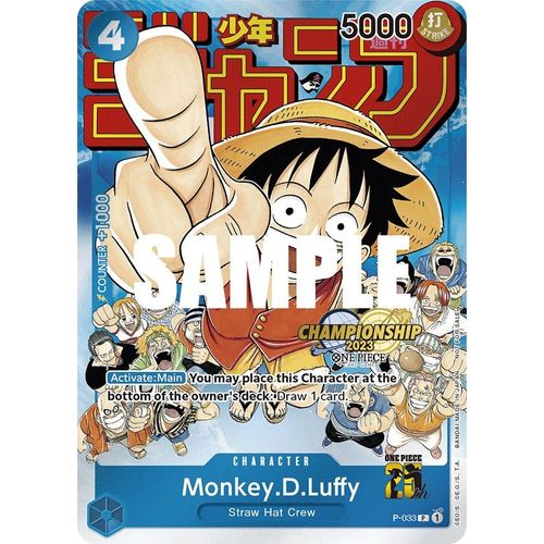 Monkey.D.Luffy (CS 2023 Event Pack) (P - 033) [One Piece Promotion Cards] - PokéBox Australia