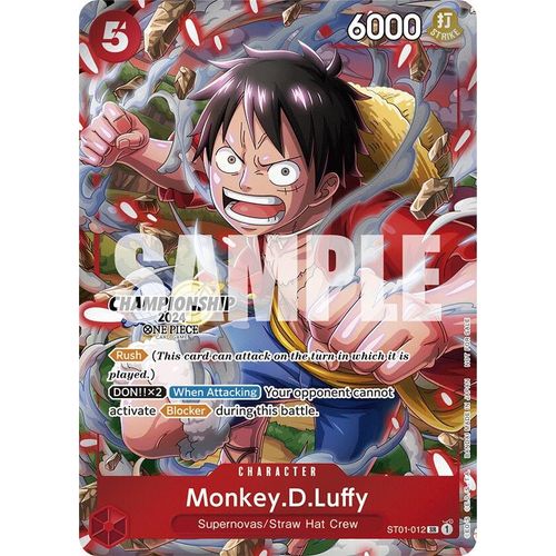 Monkey.D.Luffy (CS 2024 Celebration Pack) (ST01 - 012) [One Piece Promotion Cards] - PokéBox Australia