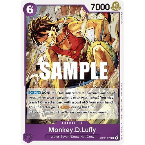 Monkey.D.Luffy (Dash Pack) (OP03 - 070) [Kingdoms of Intrigue] - PokéBox Australia