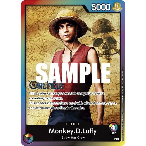 Monkey.D.Luffy (Leader Pack - Live Action) (Sealed Battle 2023 Vol. 1) [One Piece Promotion Cards] - PokéBox Australia