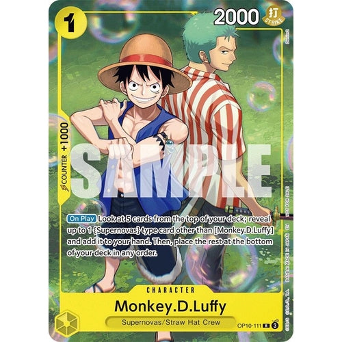 Monkey.D.Luffy (Learn Together Deck Set - Set Sail Event) (OP10 - 111) (One Piece Promotion Cards) - PokéBox Australia