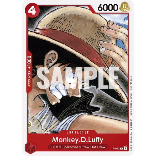 Monkey.D.Luffy (One Piece Film Red) (P - 022) [One Piece Promotion Cards] - PokéBox Australia