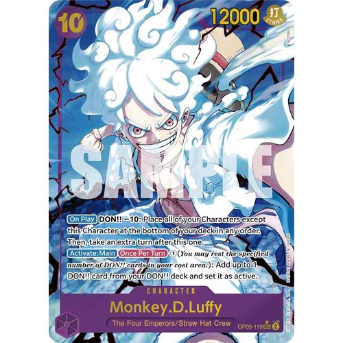 Monkey.D.Luffy (OP05 - 119) (Alternate Art) (OP05 - 119) [Premium Booster - The Best - ] - PokéBox Australia