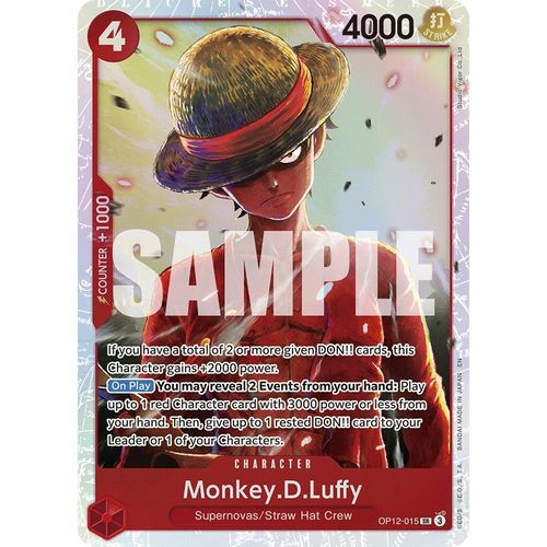 Monkey.D.Luffy (OP12 - 015) (Legacy of the Master) - PokéBox Australia