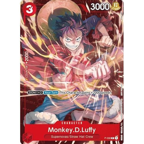 Monkey.D.Luffy - P - 006 (Retail Promo) (P - 006) [One Piece Promotion Cards] - PokéBox Australia