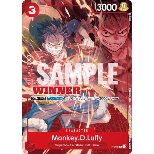 Monkey.D.Luffy - P - 006 (Winner Pack Vol. 1) (P - 006) [One Piece Promotion Cards] - PokéBox Australia