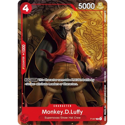 Monkey.D.Luffy - P - 007 (Tournament Pack Vol. 1) (P - 007) [One Piece Promotion Cards] - PokéBox Australia