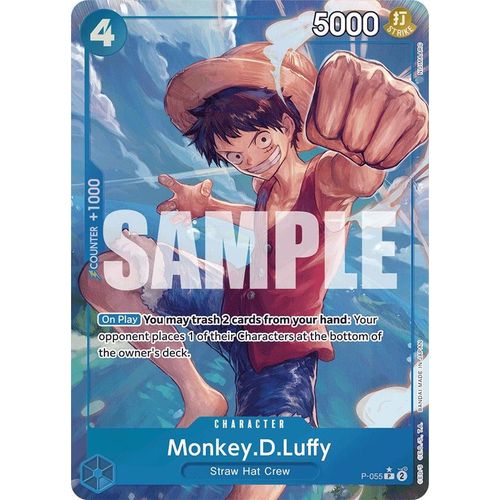 Monkey.D.Luffy (P - 055) (Full Art) (P - 055) [Premium Booster - The Best - ] - PokéBox Australia