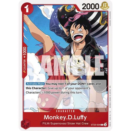 Monkey.D.Luffy (ST23 - 004) [Starter Deck 23: RED Shanks] - PokéBox Australia