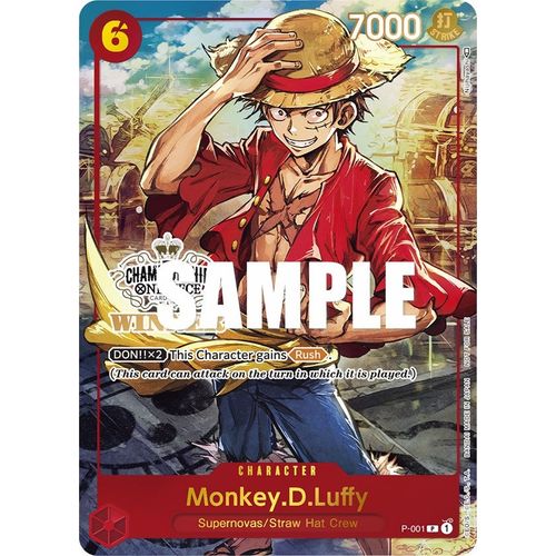 Monkey.D.Luffy (Store Championship Trophy Card) (P - 001) [One Piece Promotion Cards] - PokéBox Australia
