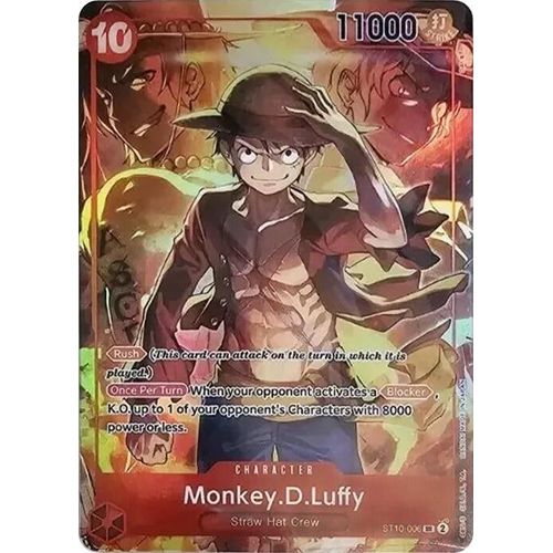 Monkey.D.Luffy (Treasure Booster Set) (ST10 - 006) [One Piece Promotion Cards] - PokéBox Australia