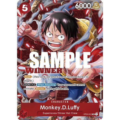 Monkey.D.Luffy (Winner Pack Vol. 5) (ST01 - 012) [One Piece Promotion Cards] - PokéBox Australia