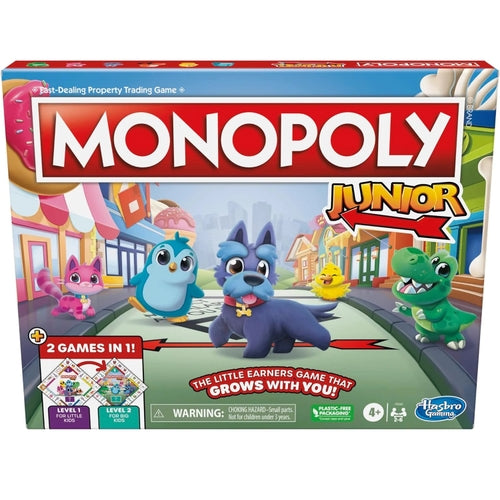 Monopoly Junior - 2 Games in 1 - PokéBox Australia