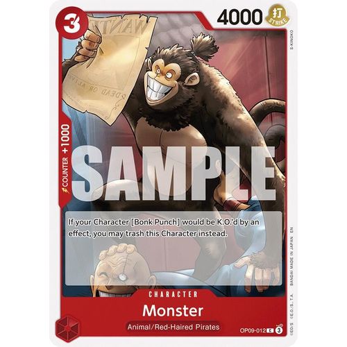 Monster (Reprint) (OP09 - 012) [Starter Deck 23: RED Shanks] - PokéBox Australia