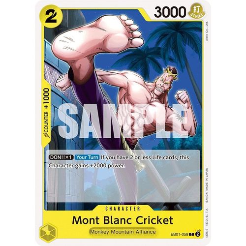 Mont Blanc Cricket (EB01 - 058) [Extra Booster: Memorial Collection] - PokéBox Australia