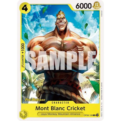 Mont Blanc Cricket (OP08 - 108) [Two Legends Pre - Release Cards] - PokéBox Australia