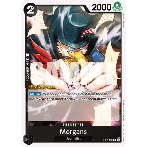 Morgans (OP07 - 090) [500 Years in the Future Pre - Release Cards] - PokéBox Australia