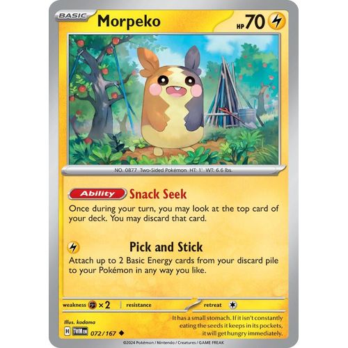 Morpeko (072/167) [SV06: Twilight Masquerade] - PokéBox Australia