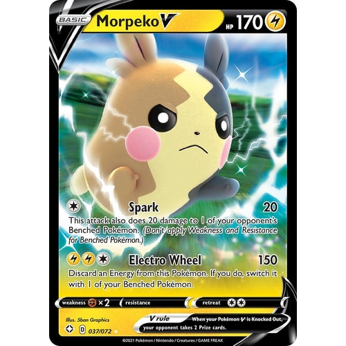 Morpeko V (037/072) (Shining Fates) - PokéBox Australia