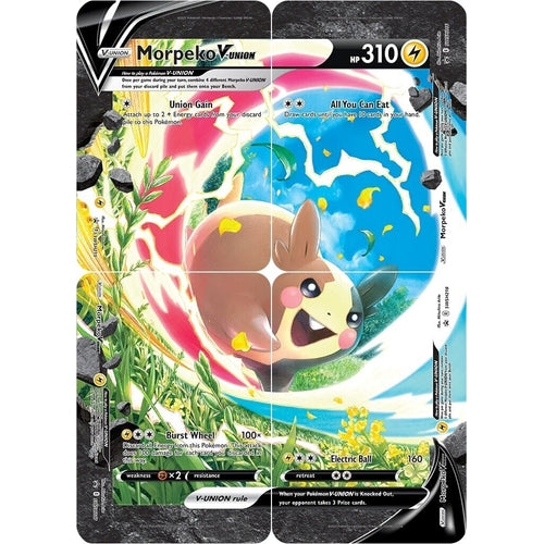 Morpeko V - Union [Set of 4] (SWSH218) (SWSH: Sword & Shield Promo Cards) - PokéBox Australia