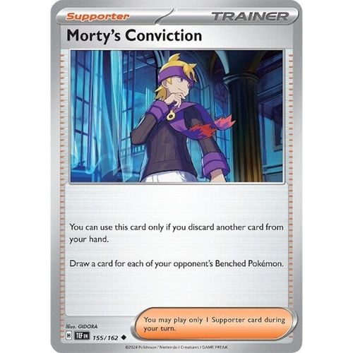 Morty's Conviction (155/162) [SV05: Temporal Forces] - PokéBox Australia