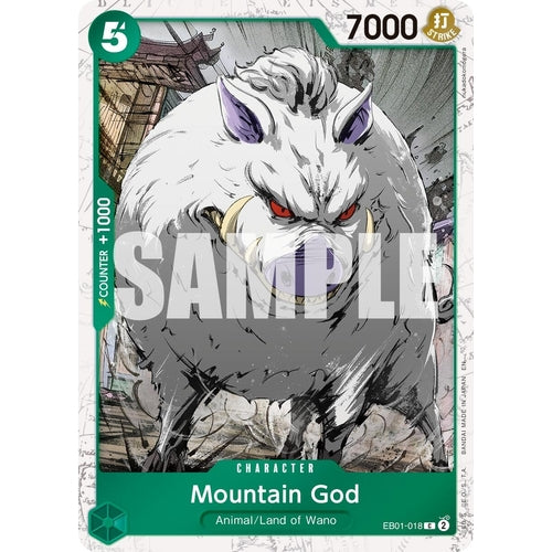 Mountain God (Pirate Foil) (EB01 - 018) (Premium Booster - The Best - Vol. 2) - PokéBox Australia