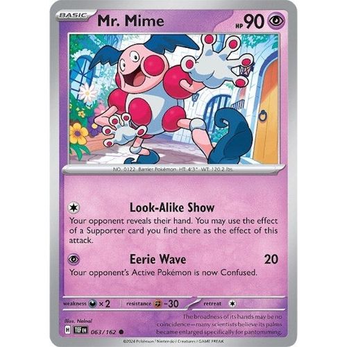 Mr. Mime (063/162) [SV05: Temporal Forces] - PokéBox Australia