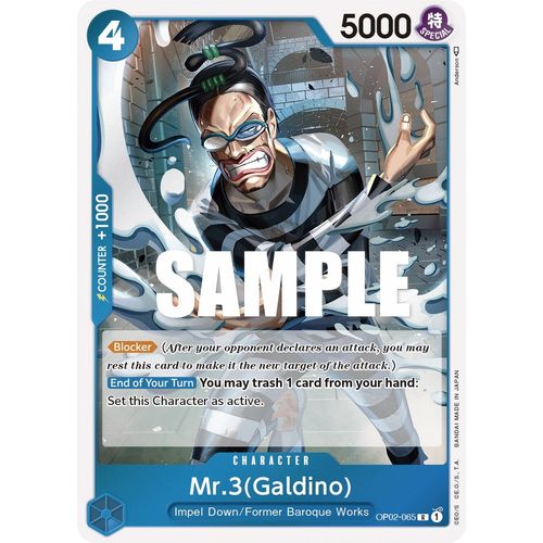 Mr.3 (Galdino) (OP02 - 065) [Paramount War] - PokéBox Australia