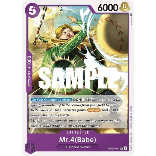 Mr.4 (Babe) (OP04 - 071) [Kingdoms of Intrigue] - PokéBox Australia