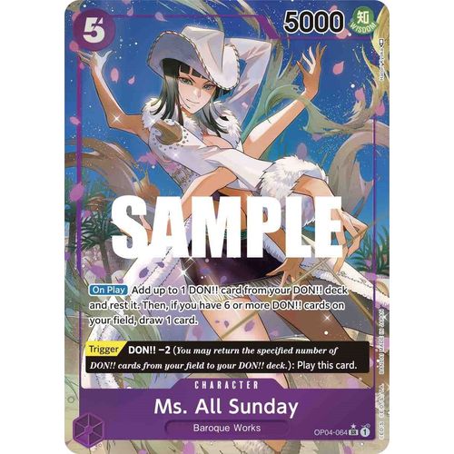 Ms. All Sunday (Alternate Art) (OP04 - 064) [Kingdoms of Intrigue] - PokéBox Australia