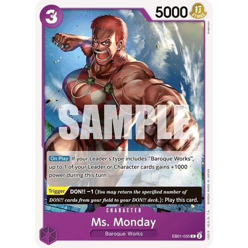 Ms. Monday (EB01 - 035) [Extra Booster: Memorial Collection] - PokéBox Australia