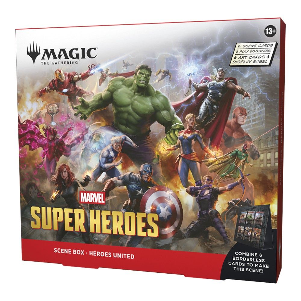 Magic The Gathering: Marvel Super Heroes - Scene Box (Heroes United) - PokéBox Australia