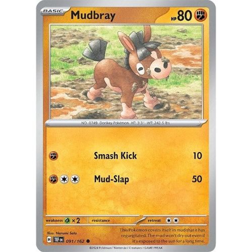Mudbray (091/162) [SV05: Temporal Forces] - PokéBox Australia