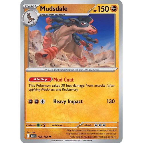 Mudsdale (108/182) (SV10: Destined Rivals) - PokéBox Australia