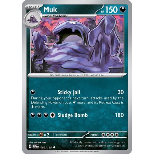 Muk (089/165) [SV: Scarlet & Violet 151] - PokéBox Australia
